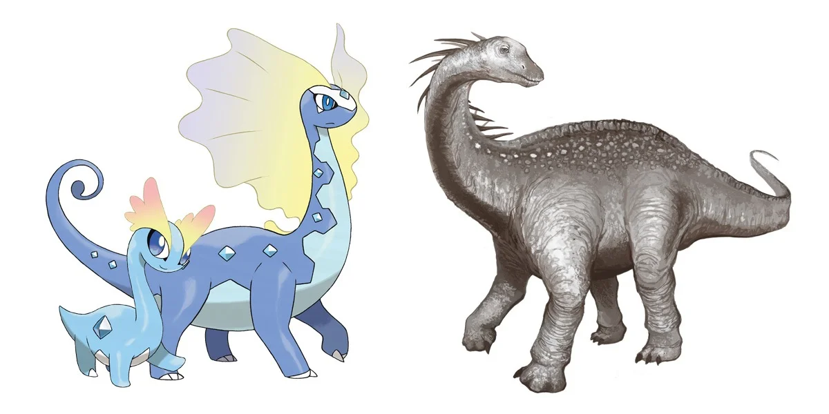Amaura and Aurorus: Amargasaurus