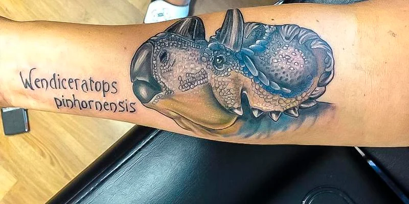 Wendiceratops tattoo